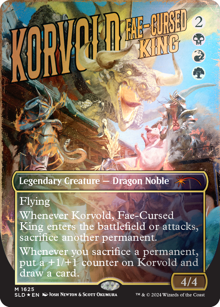 Korvold, Fae-Cursed King (Rainbow Foil) [Secret Lair Drop Series] | Cracking-Singles