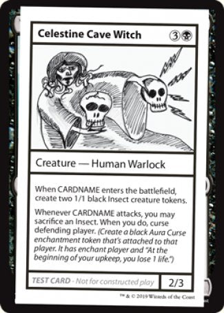 Celestine Cave Witch (2021 Edition) [Mystery Booster Playtest Cards] | Cracking-Singles