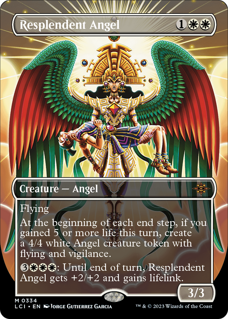 Resplendent Angel (Borderless) [The Lost Caverns of Ixalan] | Cracking-Singles