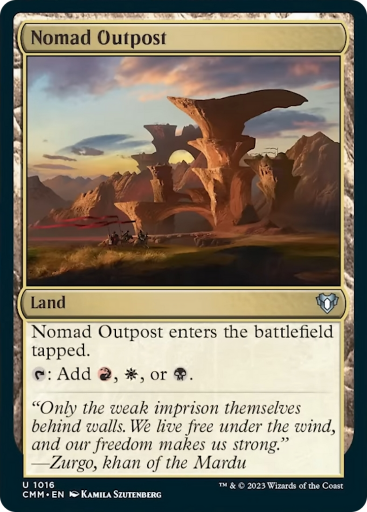 Nomad Outpost [Commander Masters] | Cracking-Singles