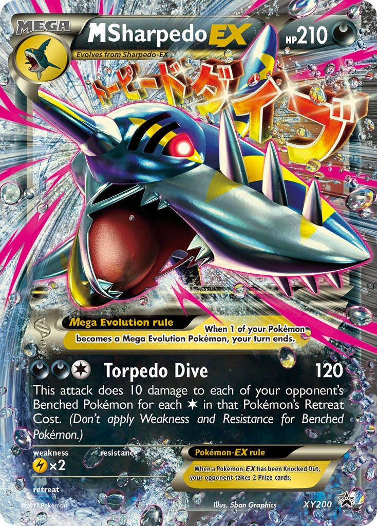 M Sharpedo EX (XY200) [XY: Black Star Promos] | Cracking-Singles