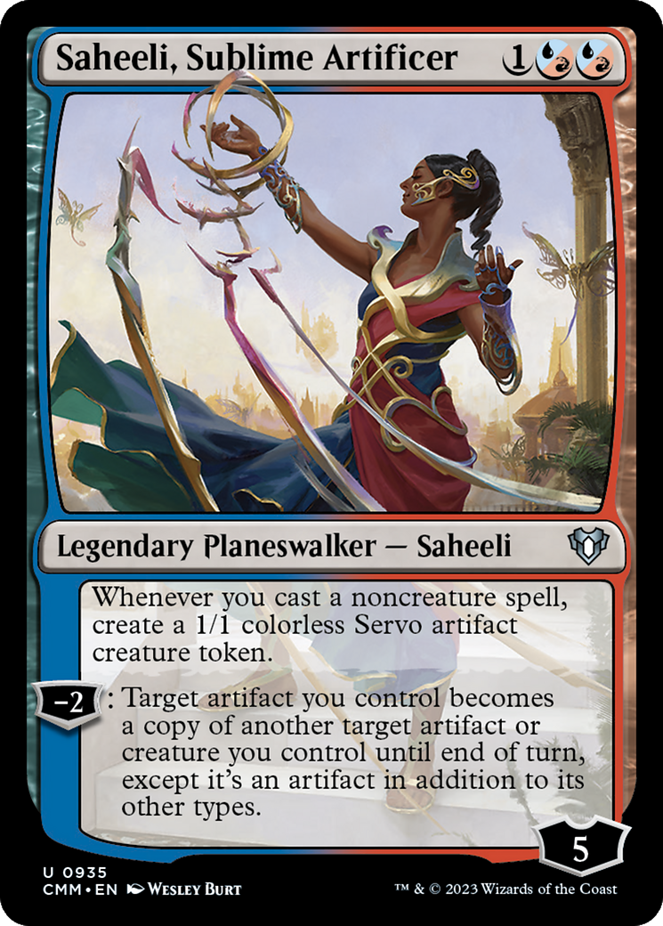 Saheeli, Sublime Artificer [Commander Masters] | Cracking-Singles