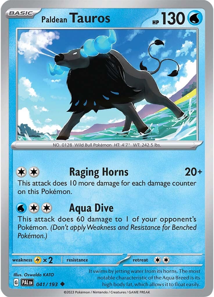 Paldean Tauros (041/193) [Scarlet & Violet: Paldea Evolved] | Cracking-Singles