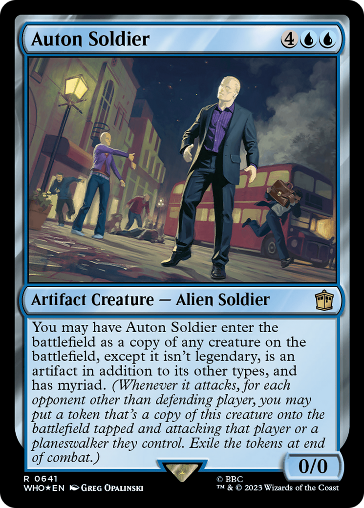 Auton Soldier (Surge Foil) [Doctor Who] | Cracking-Singles