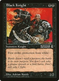 Black Knight (Oversized) [Oversize Cards] | Cracking-Singles