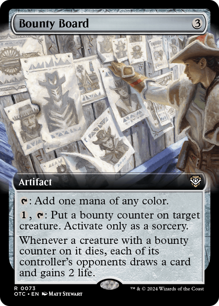 Bounty Board (Extended Art) [Outlaws of Thunder Junction Commander] | Cracking-Singles