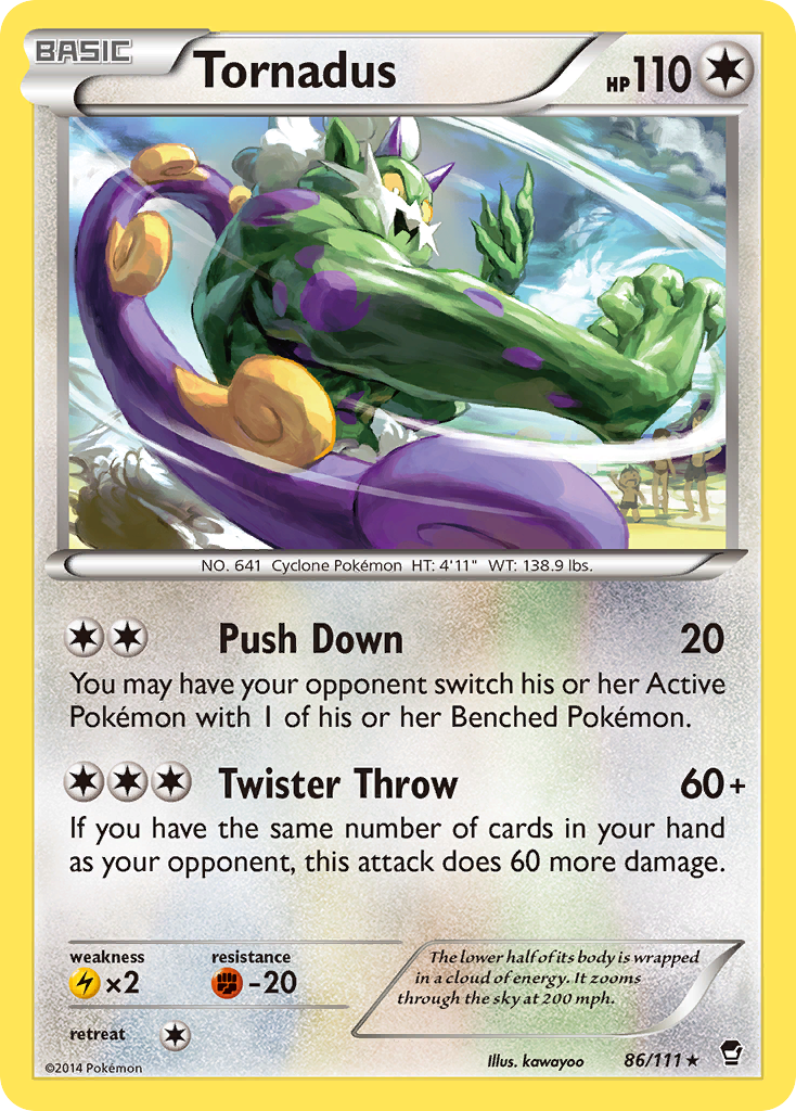 Tornadus (86/111) [XY: Furious Fists] | Cracking-Singles