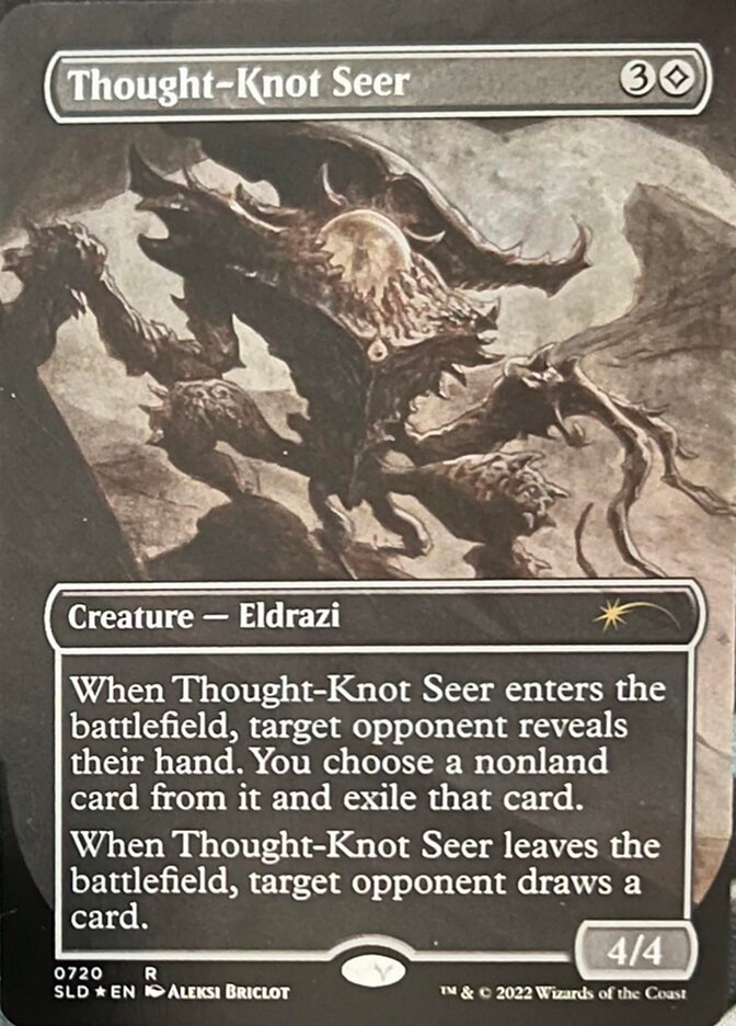 Thought-Knot Seer (720) (Borderless) [Secret Lair Drop Promos] | Cracking-Singles