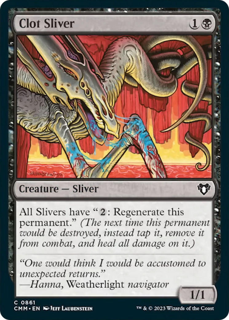 Clot Sliver [Commander Masters] | Cracking-Singles