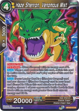 Haze Shenron, Venomous Mist (BT10-117) [Rise of the Unison Warrior 2nd Edition] | Cracking-Singles