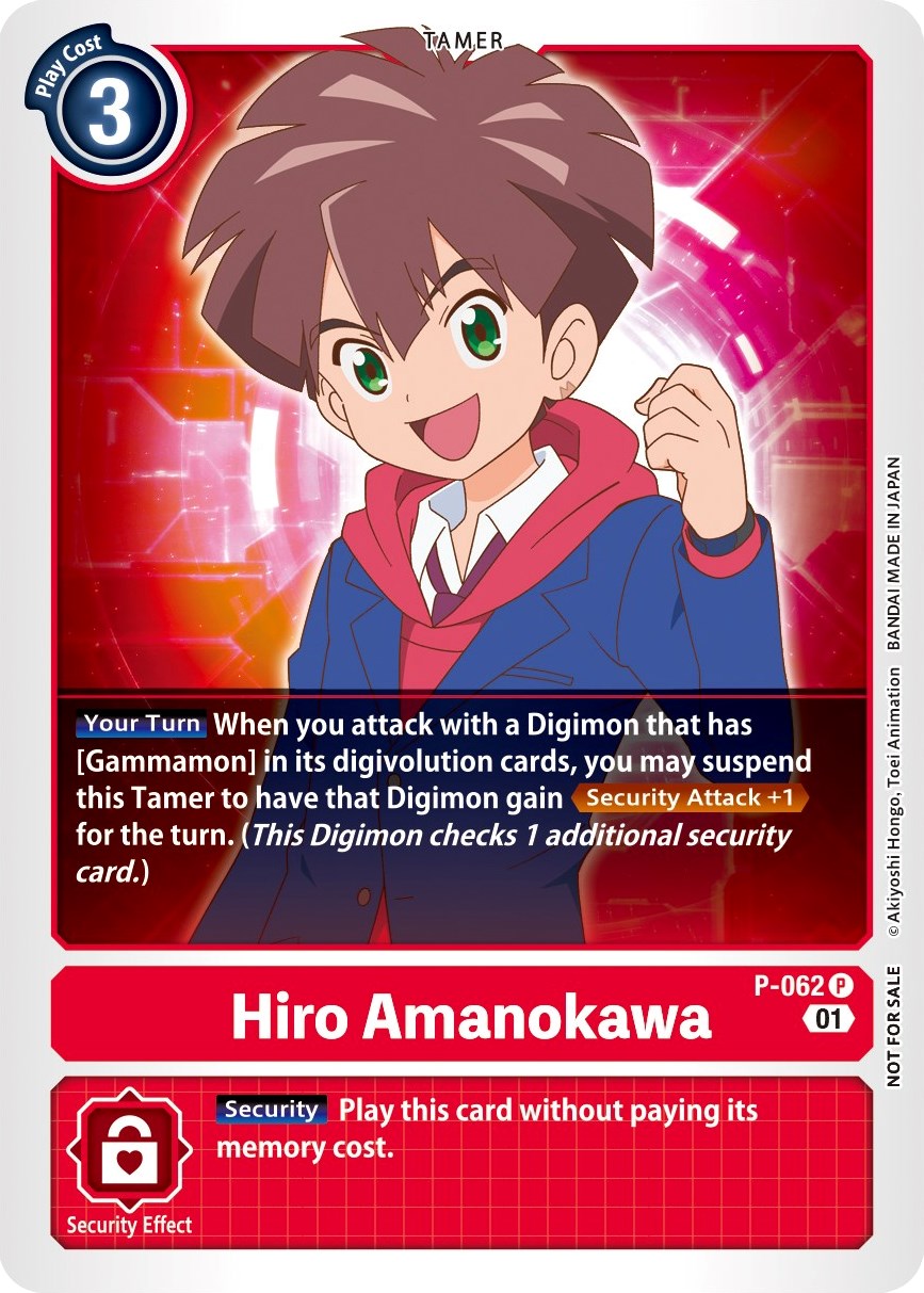 Hiro Amanokawa [P-062] (Official Tournament Pack Vol.5) [Promotional Cards] | Cracking-Singles