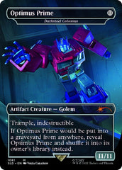 Darksteel Colossus - Optimus Prime (Borderless) [Secret Lair Drop Series] | Cracking-Singles