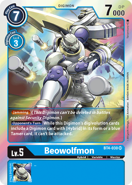 Beowolfmon [BT4-030] [Great Legend] | Cracking-Singles