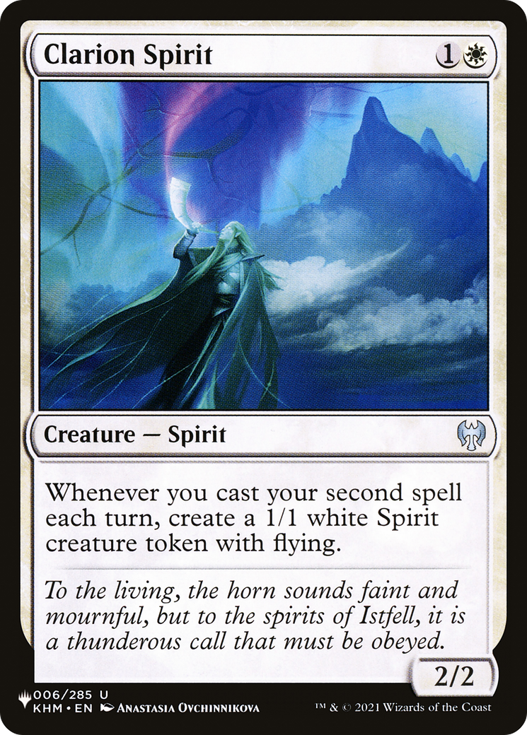 Clarion Spirit [The List] | Cracking-Singles