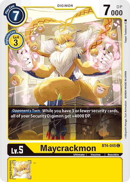 Maycrackmon [BT4-045] [Great Legend] | Cracking-Singles