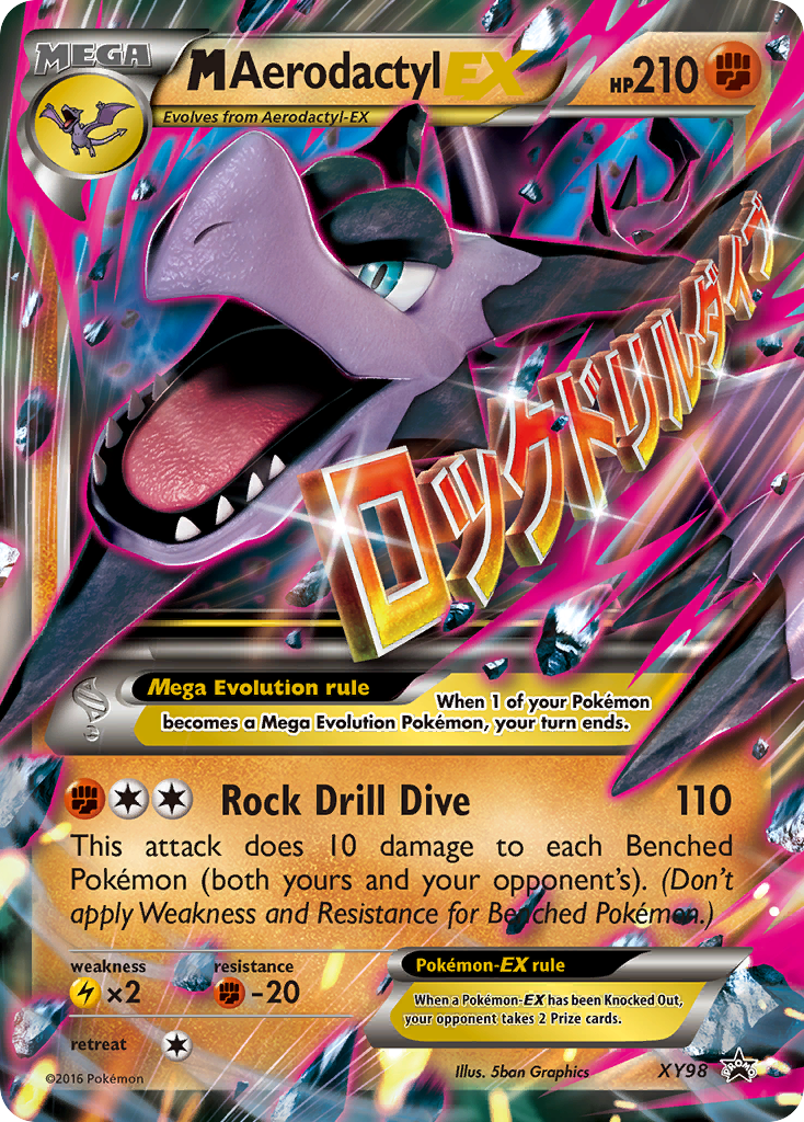 M Aerodactyl EX (XY98) [XY: Black Star Promos] | Cracking-Singles