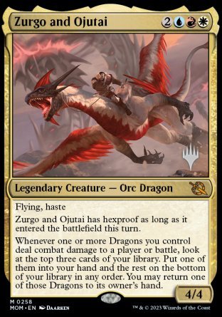 Zurgo and Ojutai (Promo Pack) [March of the Machine Promos] | Cracking-Singles