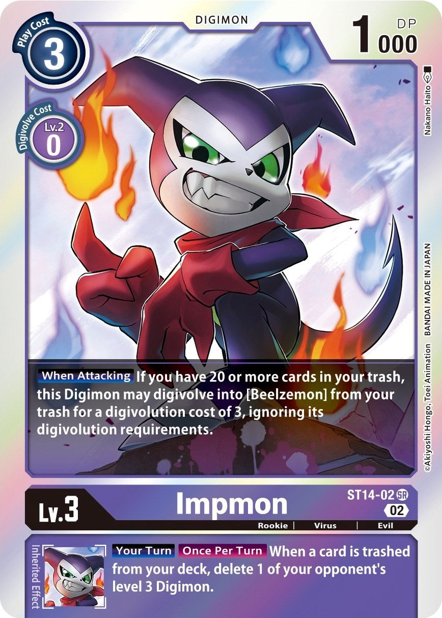 Impmon [ST14-02] [Starter Deck: Beelzemon Advanced Deck Set] | Cracking-Singles