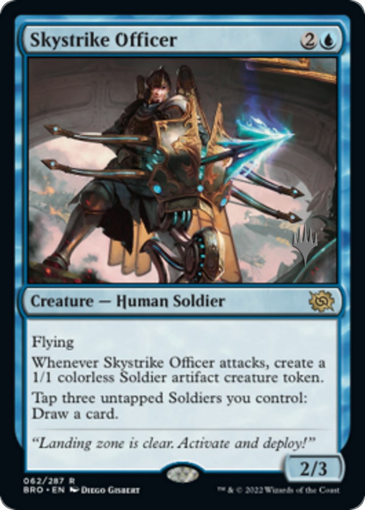 Skystrike Officer (Promo Pack) [The Brothers' War Promos] | Cracking-Singles