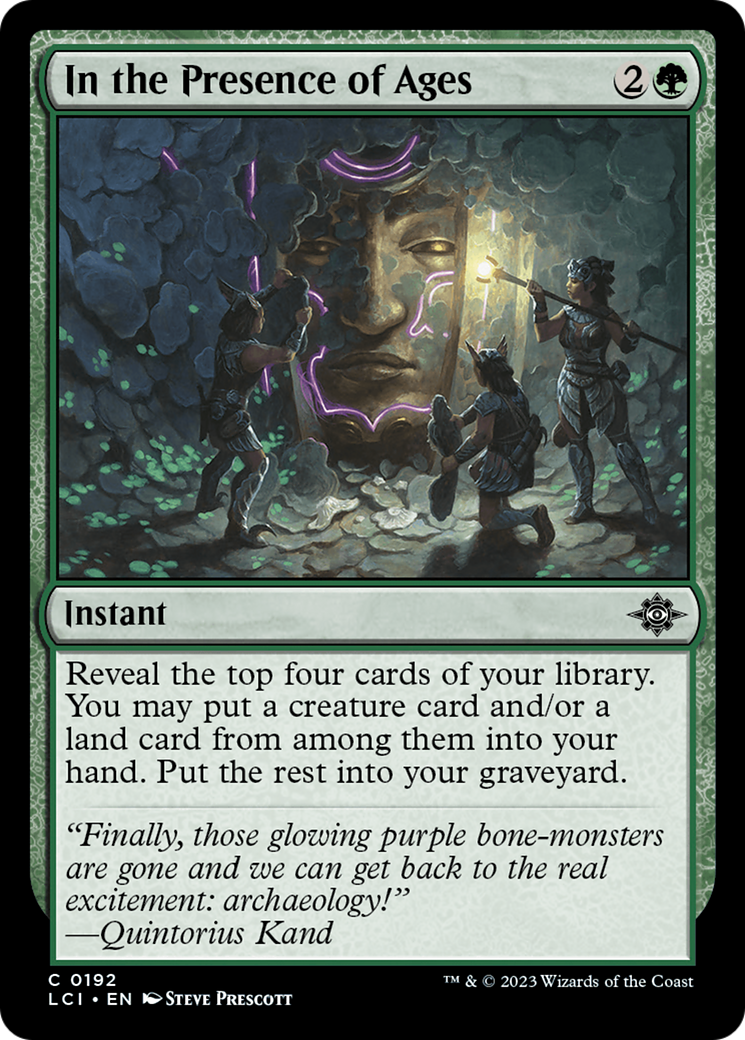 In the Presence of Ages [The Lost Caverns of Ixalan] | Cracking-Singles