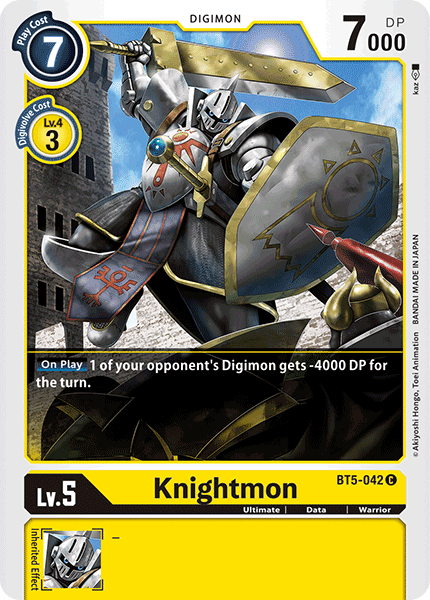 Knightmon [BT5-042] [Battle of Omni] | Cracking-Singles