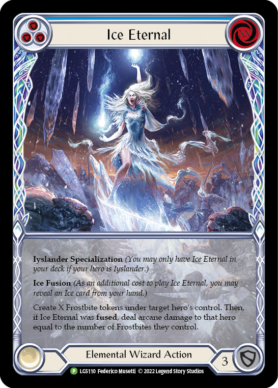 Ice Eternal [LGS110] (Promo)  Rainbow Foil | Cracking-Singles