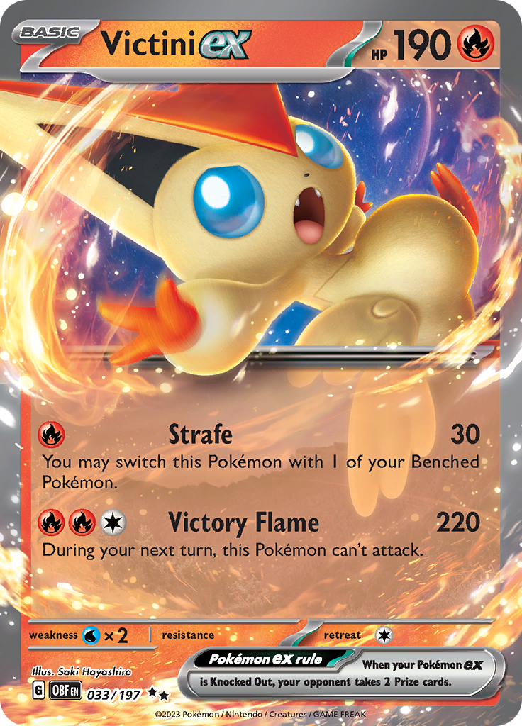 Victini ex (033/197) [Scarlet & Violet: Obsidian Flames] | Cracking-Singles