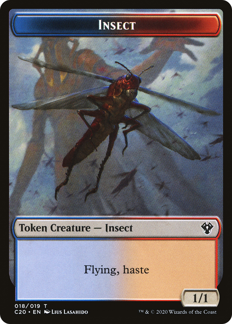 Treasure // Insect Double-Sided Token [Secret Lair: Heads I Win, Tails You Lose Tokens] | Cracking-Singles