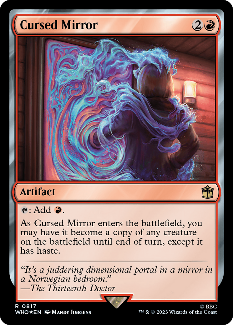 Cursed Mirror (Surge Foil) [Doctor Who] | Cracking-Singles