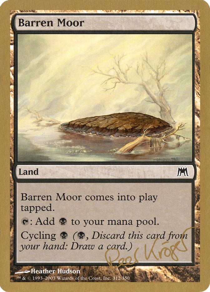 Barren Moor (Peer Kroger) [World Championship Decks 2003] | Cracking-Singles