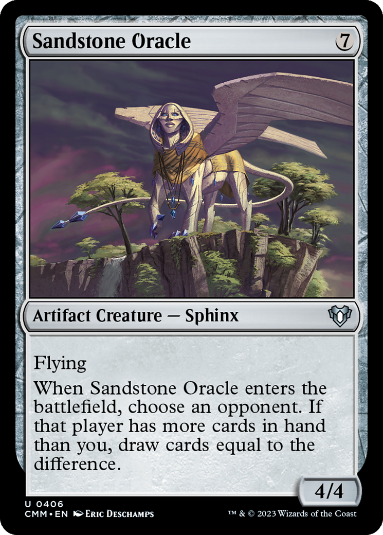 Sandstone Oracle [Commander Masters] | Cracking-Singles