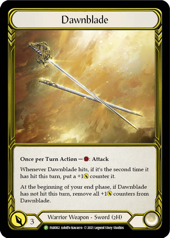 Dawnblade (Golden) [FAB062] (Promo)  Cold Foil | Cracking-Singles