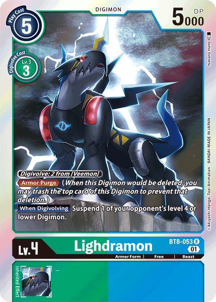 Lighdramon [BT8-053] [New Awakening] | Cracking-Singles