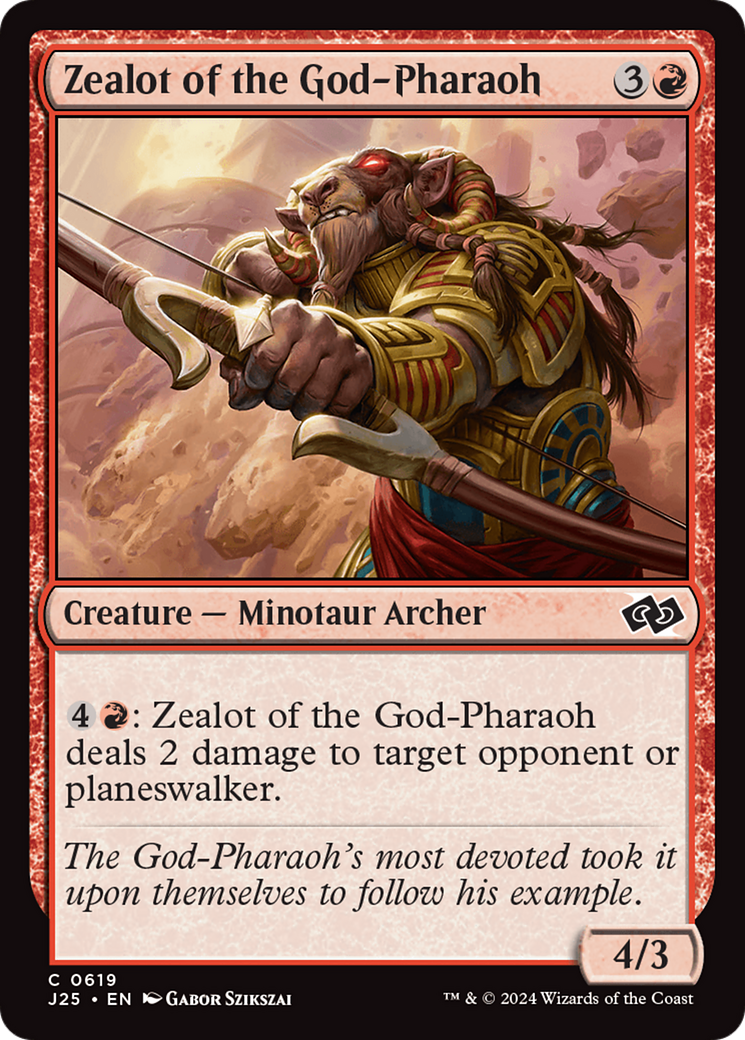 Zealot of the God-Pharaoh [Foundations Jumpstart] | Cracking-Singles