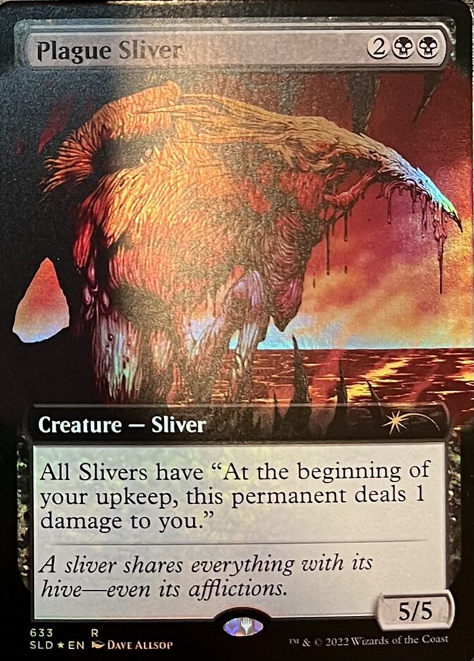 Plague Sliver (Extended Art) [Secret Lair Drop Promos] | Cracking-Singles