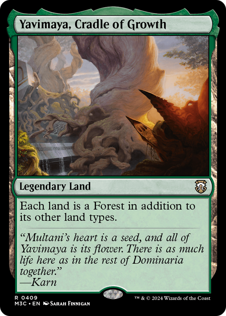 Yavimaya, Cradle of Growth (Ripple Foil) [Modern Horizons 3 Commander] | Cracking-Singles