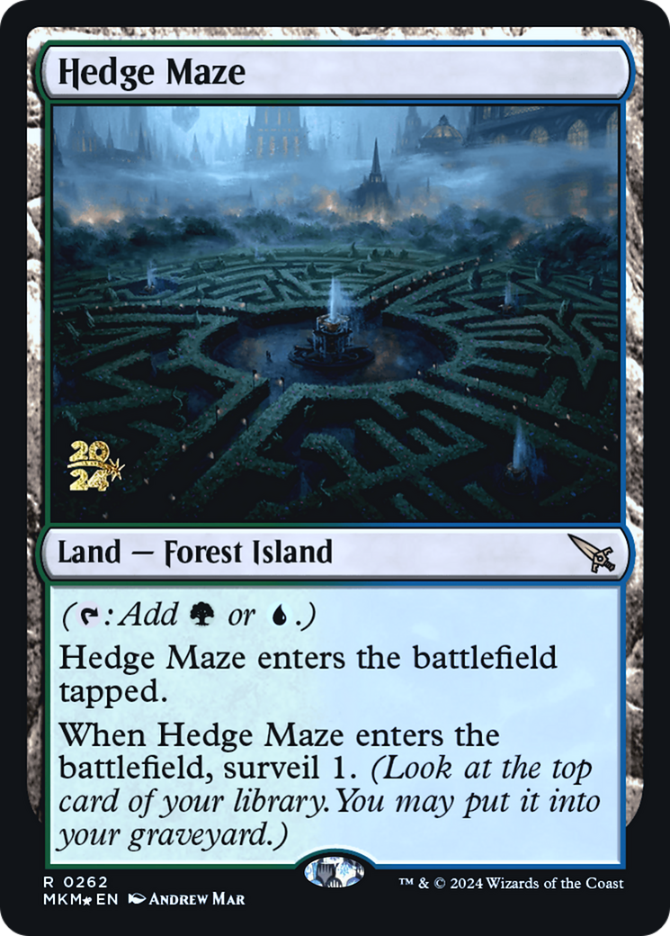 Hedge Maze [Murders at Karlov Manor Prerelease Promos] | Cracking-Singles