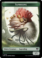 Saproling // Satyr Double-Sided Token [Commander Masters Tokens] | Cracking-Singles