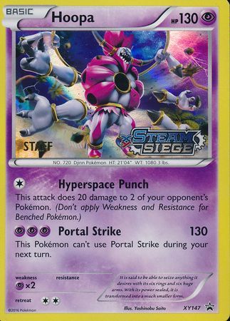 Hoopa (XY147) (Staff) [XY: Black Star Promos] | Cracking-Singles