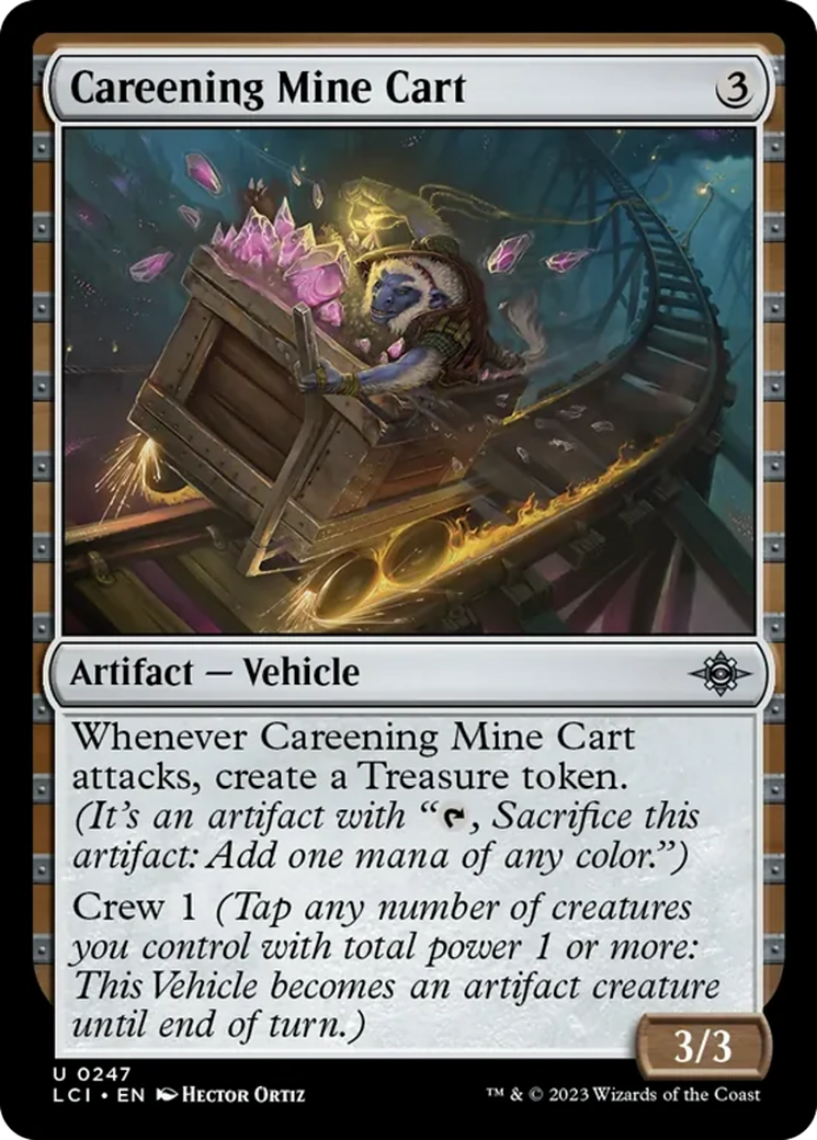 Careening Mine Cart [The Lost Caverns of Ixalan] | Cracking-Singles