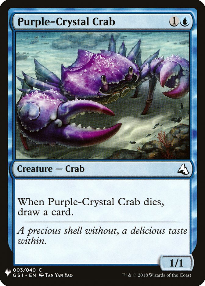 Purple-Crystal Crab [Mystery Booster] | Cracking-Singles