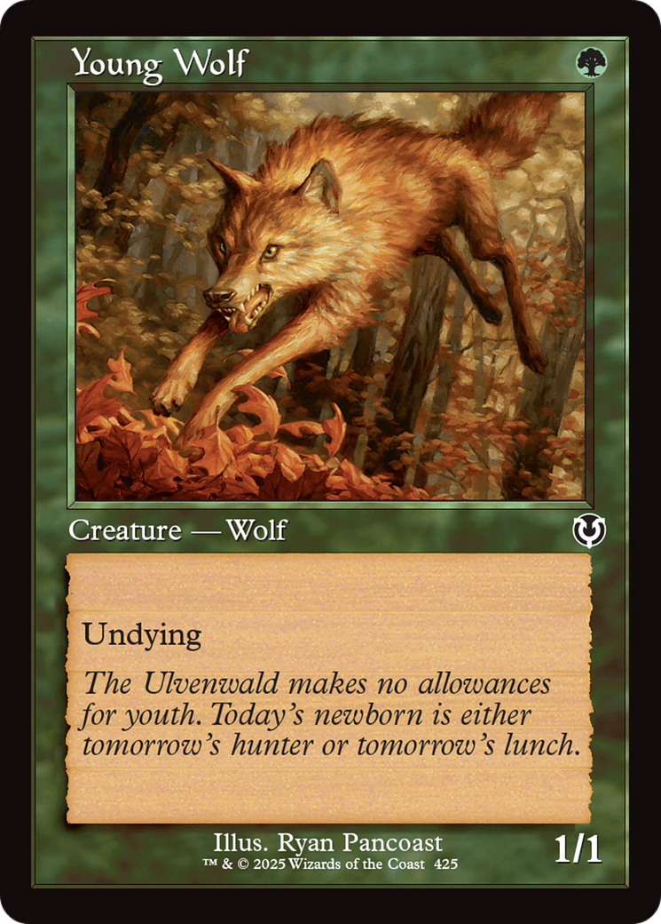 Young Wolf (Retro Frame) [Innistrad Remastered] | Cracking-Singles