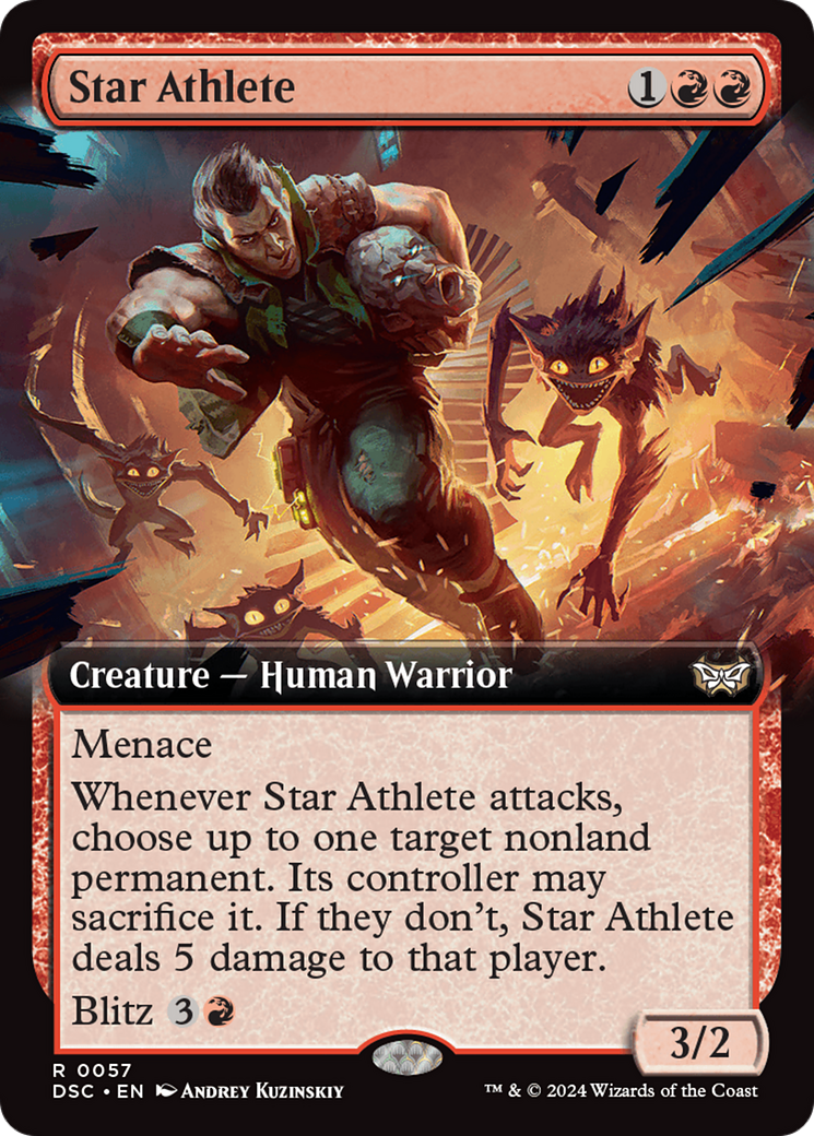 Star Athlete (Extended Art) [Duskmourn: House of Horror Commander] | Cracking-Singles