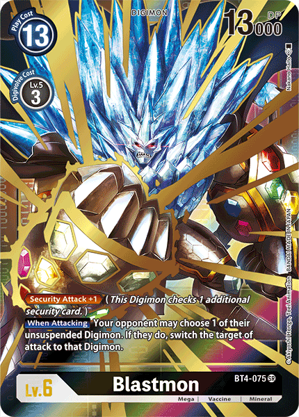 Blastmon [BT4-075] (Alternate Art) [Great Legend] | Cracking-Singles