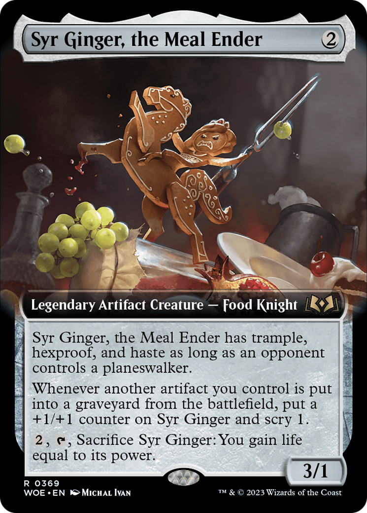 Syr Ginger, the Meal Ender (Extended Art) [Wilds of Eldraine] | Cracking-Singles