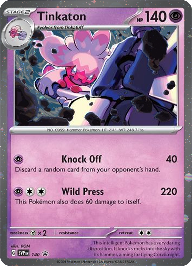 Tinkaton (SVP140) (Cosmos Holo) [Scarlet & Violet: Black Star Promos] | Cracking-Singles