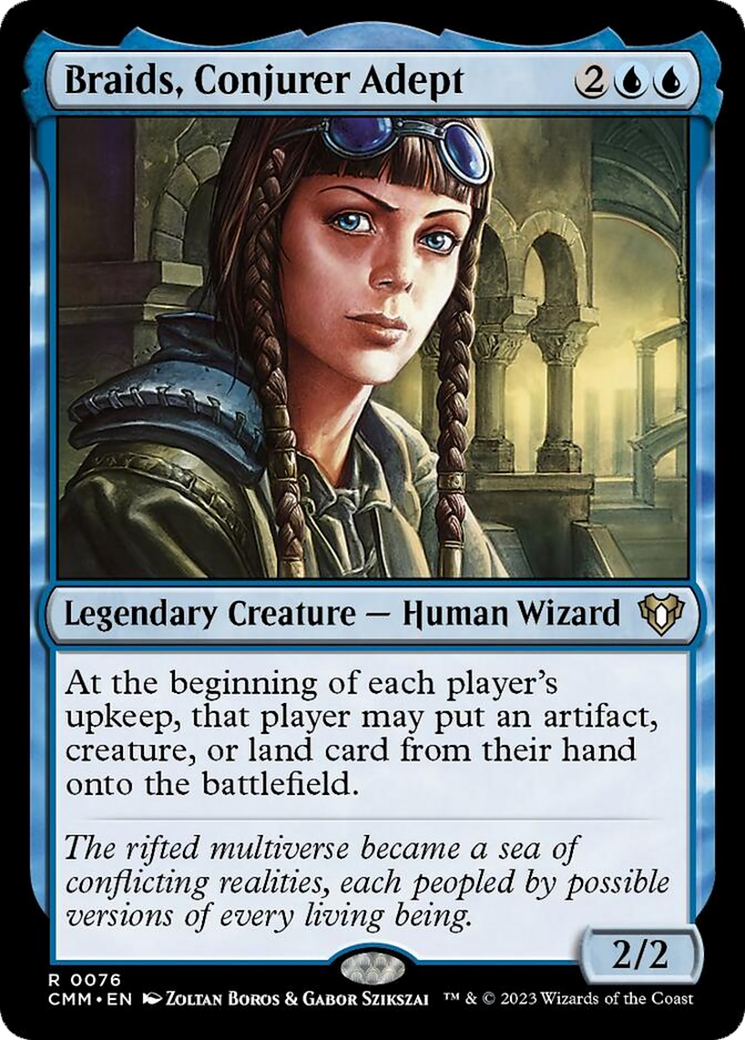 Braids, Conjurer Adept [Commander Masters] | Cracking-Singles