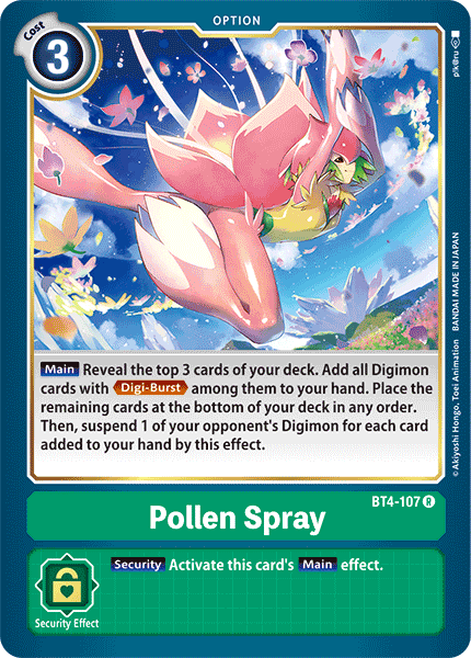 Pollen Spray [BT4-107] [Great Legend] | Cracking-Singles