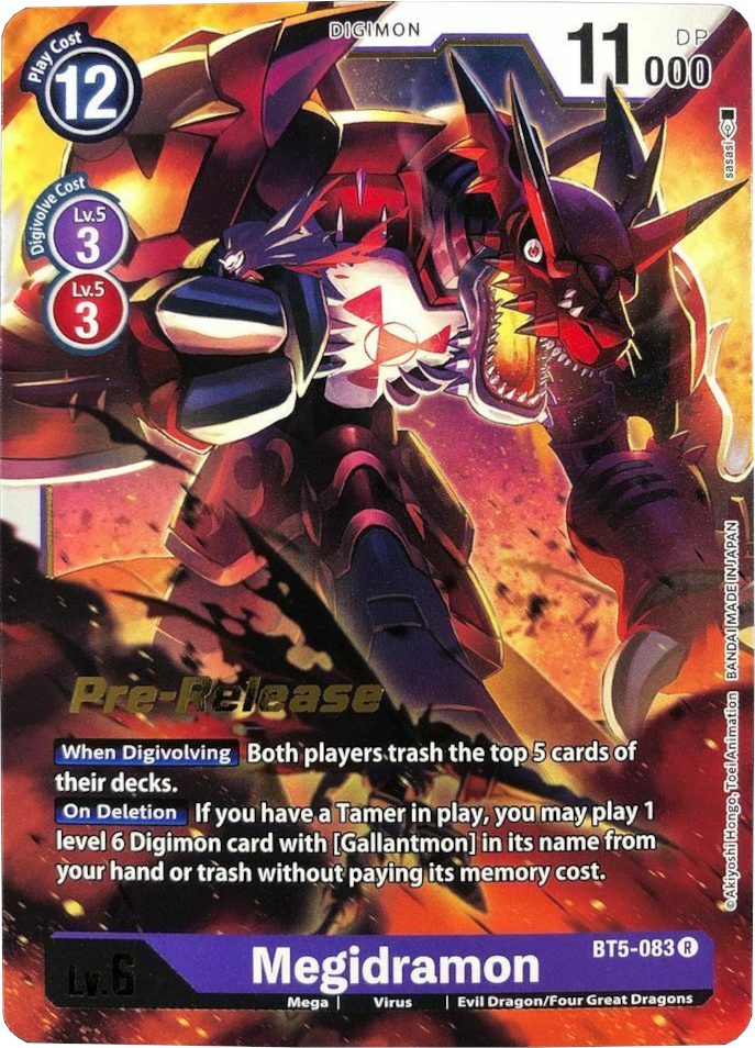 Megidramon [BT5-083] [Battle of Omni Pre-Release Promos] | Cracking-Singles