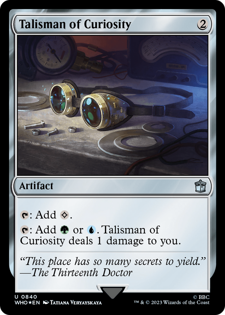 Talisman of Curiosity (Surge Foil) [Doctor Who] | Cracking-Singles